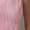 ENDLESS ROSE Tops*- Annabelle Pintuck Midi Dress PINK