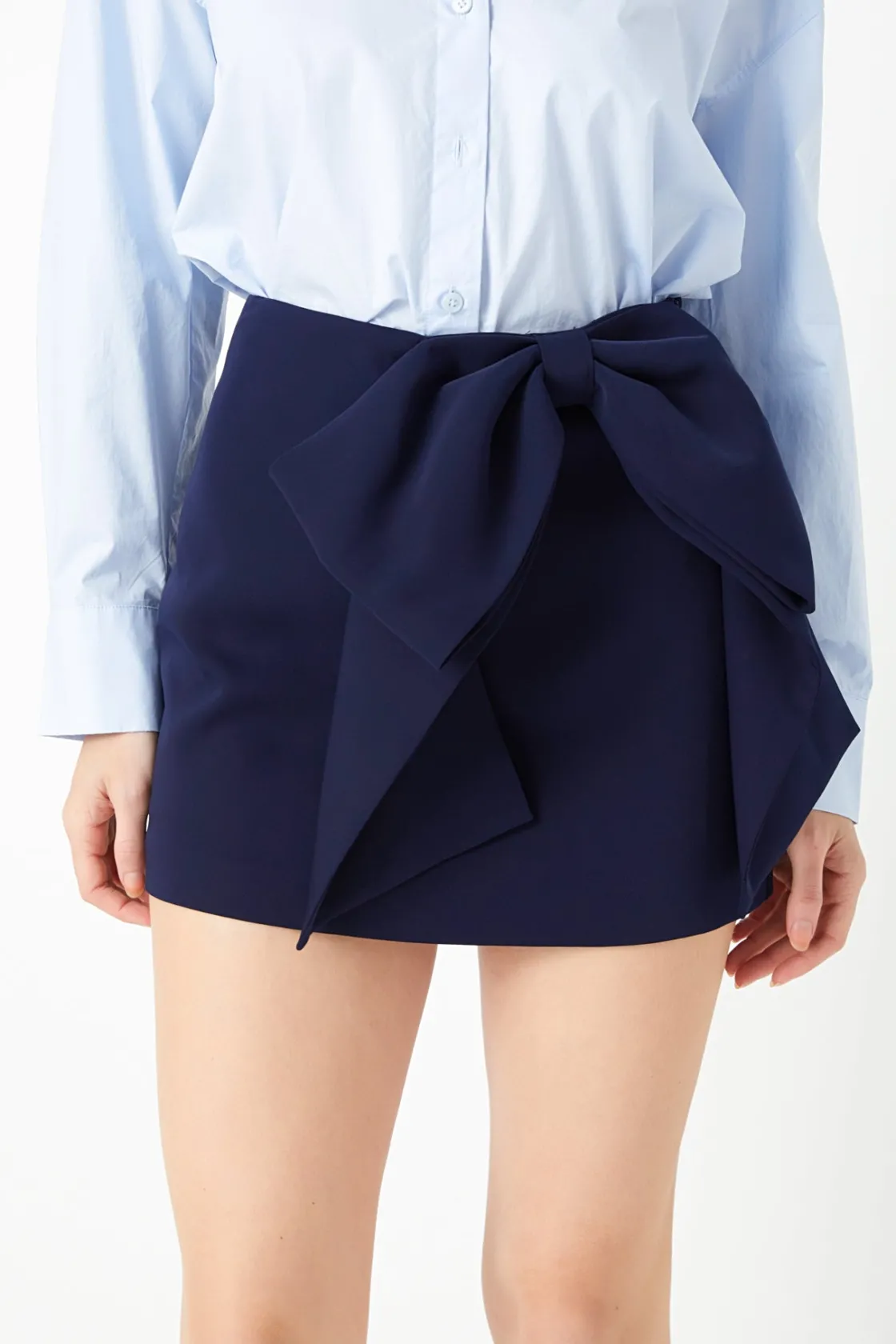 endless_rose__bow_mini_sk_20.webp ENDLESS ROSE Tops*- Bow Mini Skort