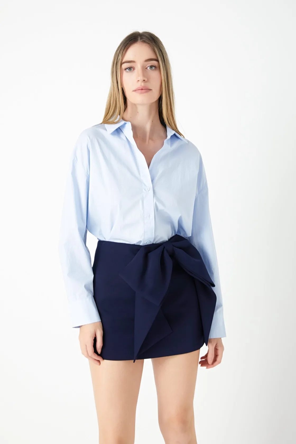 endless_rose__bow_mini_sk_23.webp ENDLESS ROSE Tops*- Bow Mini Skort