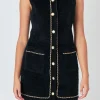 ENDLESS ROSE Tops*- Chain Trimmed Mini Dress
