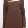 ENDLESS ROSE Tops*- Cut Out Detail Romper BROWN