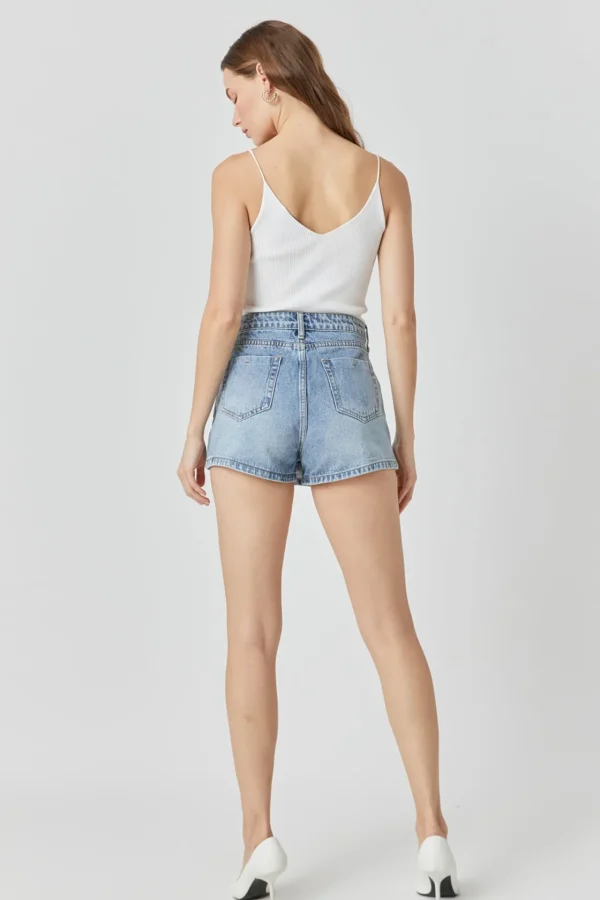 ENDLESS ROSE Tops*- Denim Skort