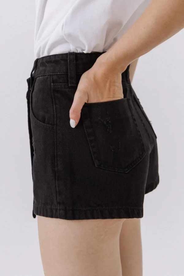 ENDLESS ROSE Tops*- Denim Skort