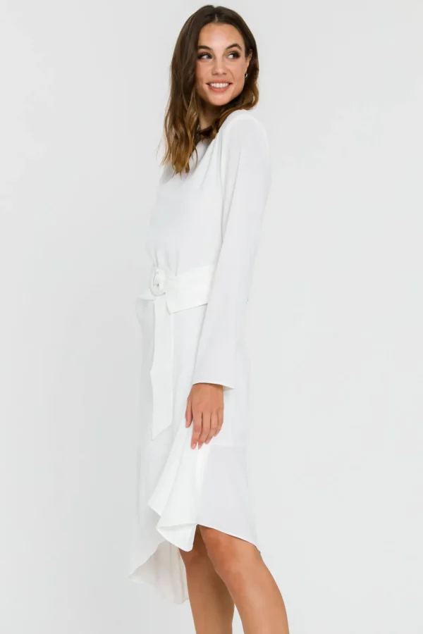 ENDLESS ROSE Tops*- Draped Dress With Belt