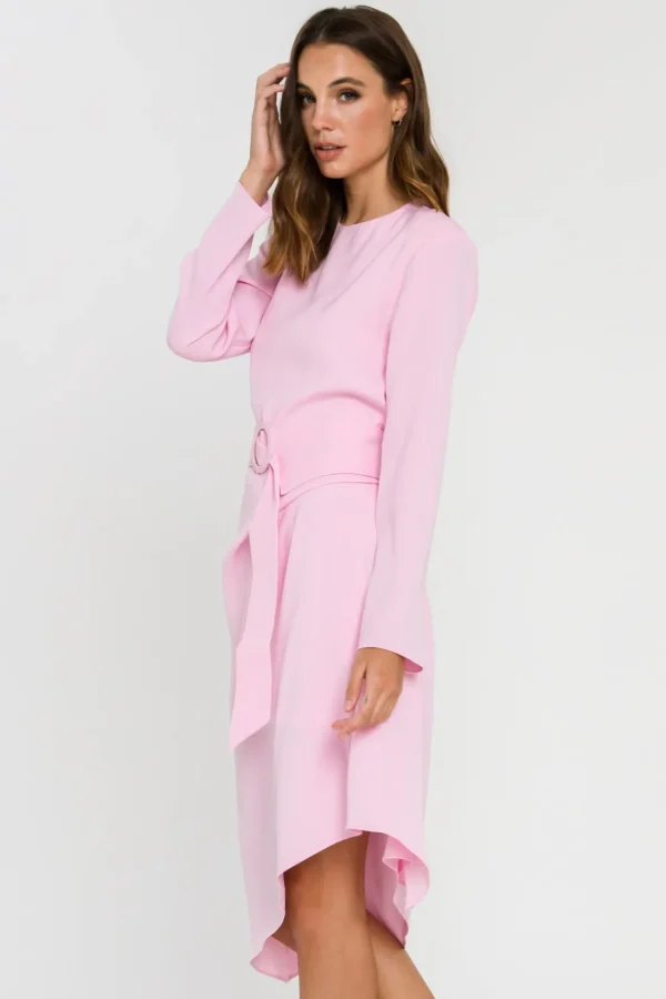 ENDLESS ROSE Tops*- Draped Dress With Belt