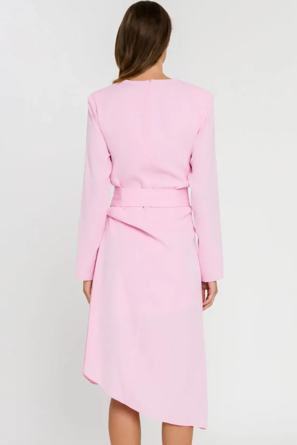 ENDLESS ROSE Tops*- Draped Dress With Belt