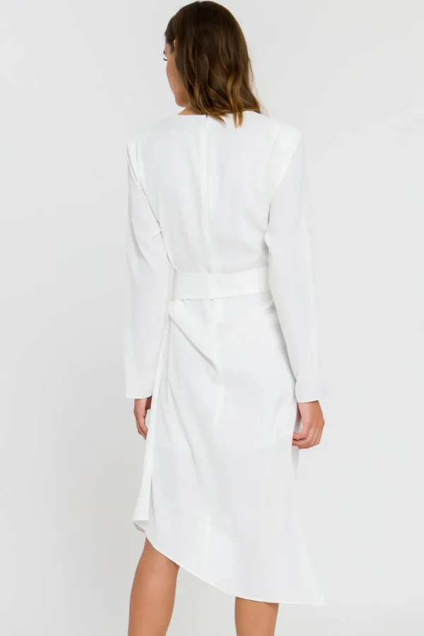 ENDLESS ROSE Tops*- Draped Dress With Belt