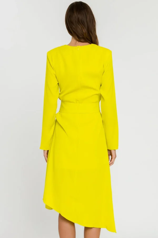 ENDLESS ROSE Tops*- Draped Dress With Belt