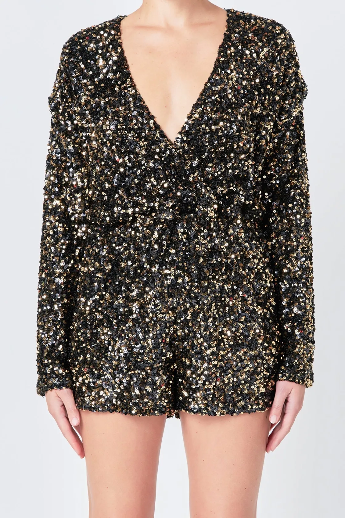 endless_rose__dual_colore_0.webp ENDLESS ROSE Tops*- Dual Colored Sequin Romper