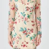 ENDLESS ROSE Tops*- Floral Embroidered Dress MULTI