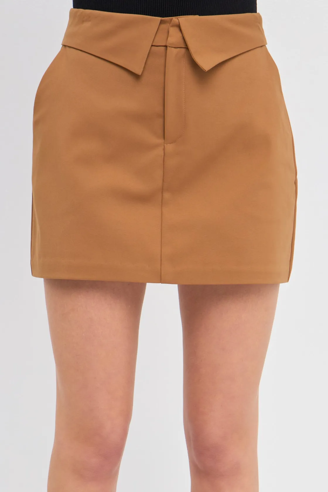 endless_rose__fold_waist__8.webp ENDLESS ROSE Tops*- Fold Waist Mini Skort