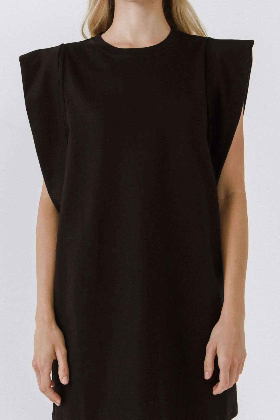 endless_rose__folded_deta_5.webp ENDLESS ROSE Tops*- Folded Detail Mini Dress