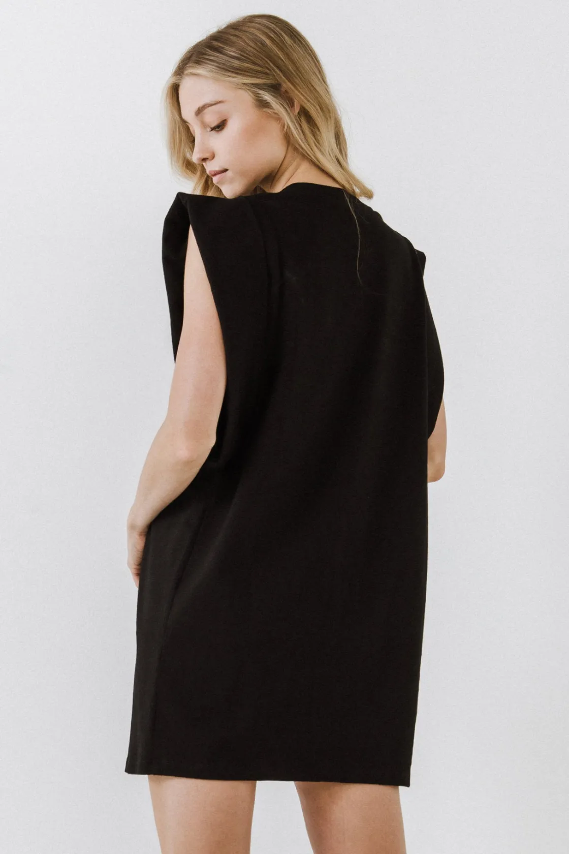 endless_rose__folded_deta_7.webp ENDLESS ROSE Tops*- Folded Detail Mini Dress