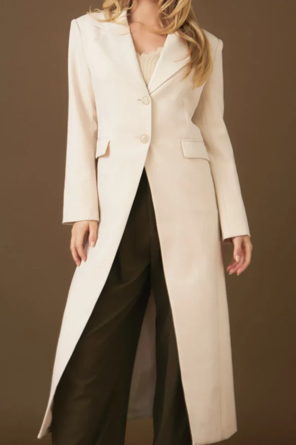 ENDLESS ROSE Tops*- Front Slit Long Jacket