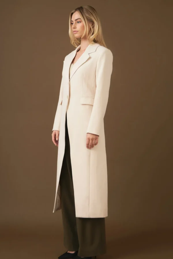ENDLESS ROSE Tops*- Front Slit Long Jacket