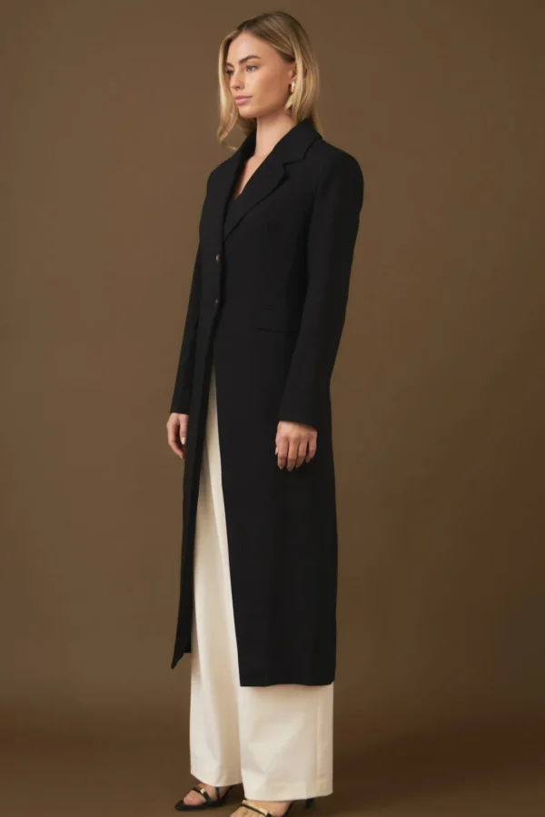 ENDLESS ROSE Tops*- Front Slit Long Jacket
