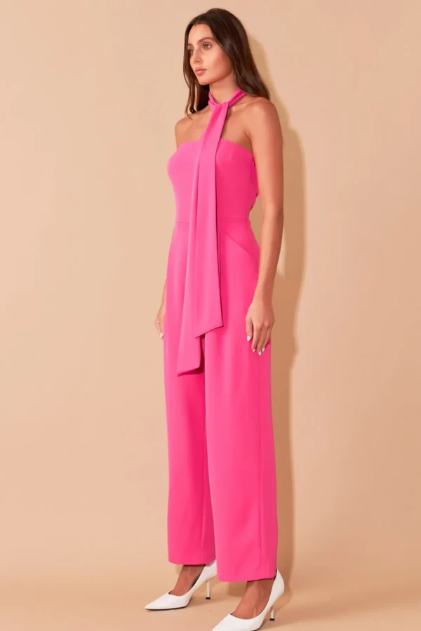 ENDLESS ROSE Tops | One Pieces*- Front Tie Strapless Jumpsuit FUCHSIA