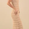 ENDLESS ROSE Tops*- Gigi Sequins Knit Maxi Dress GOLD