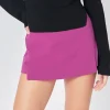 ENDLESS ROSE Tops*- High Waisted Slit Hem Mini Skort
