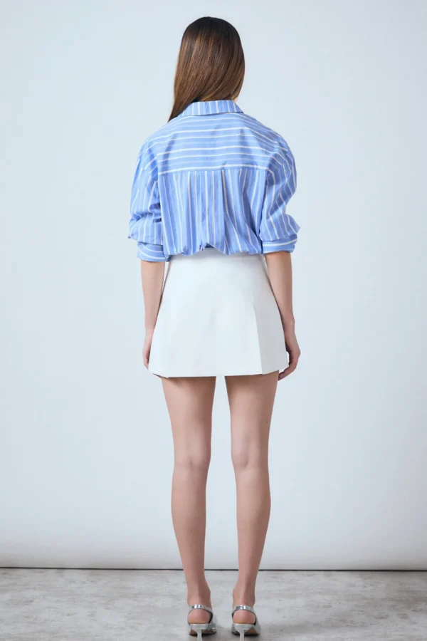 ENDLESS ROSE Tops*- High Waisted Split Hem Mini Skort