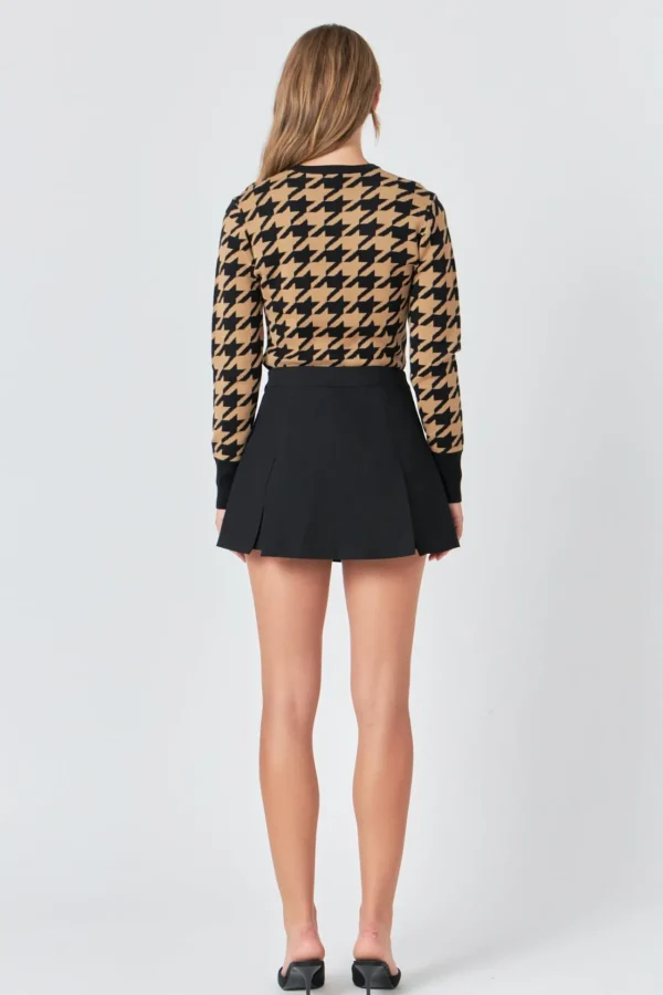 ENDLESS ROSE Tops*- High Waisted Split Hem Mini Skort