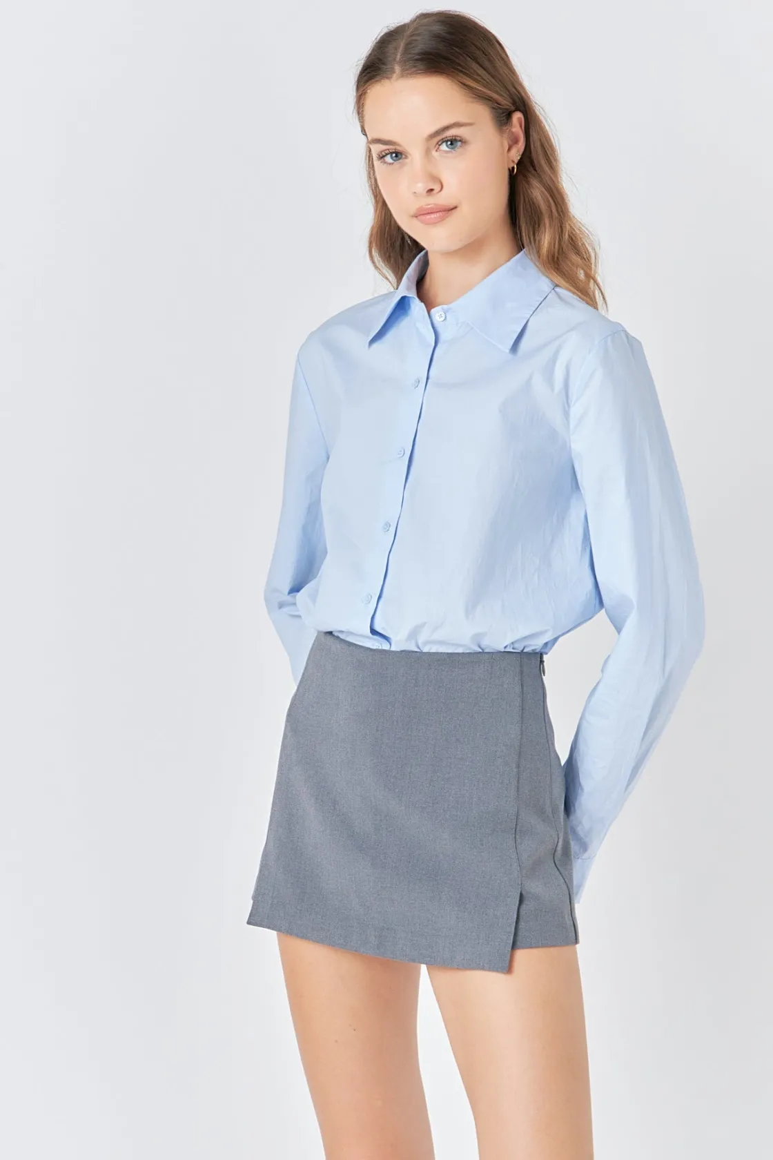 endless_rose__high_waiste_8-2.webp ENDLESS ROSE Tops*- High Waisted Slit Hem Mini Skort