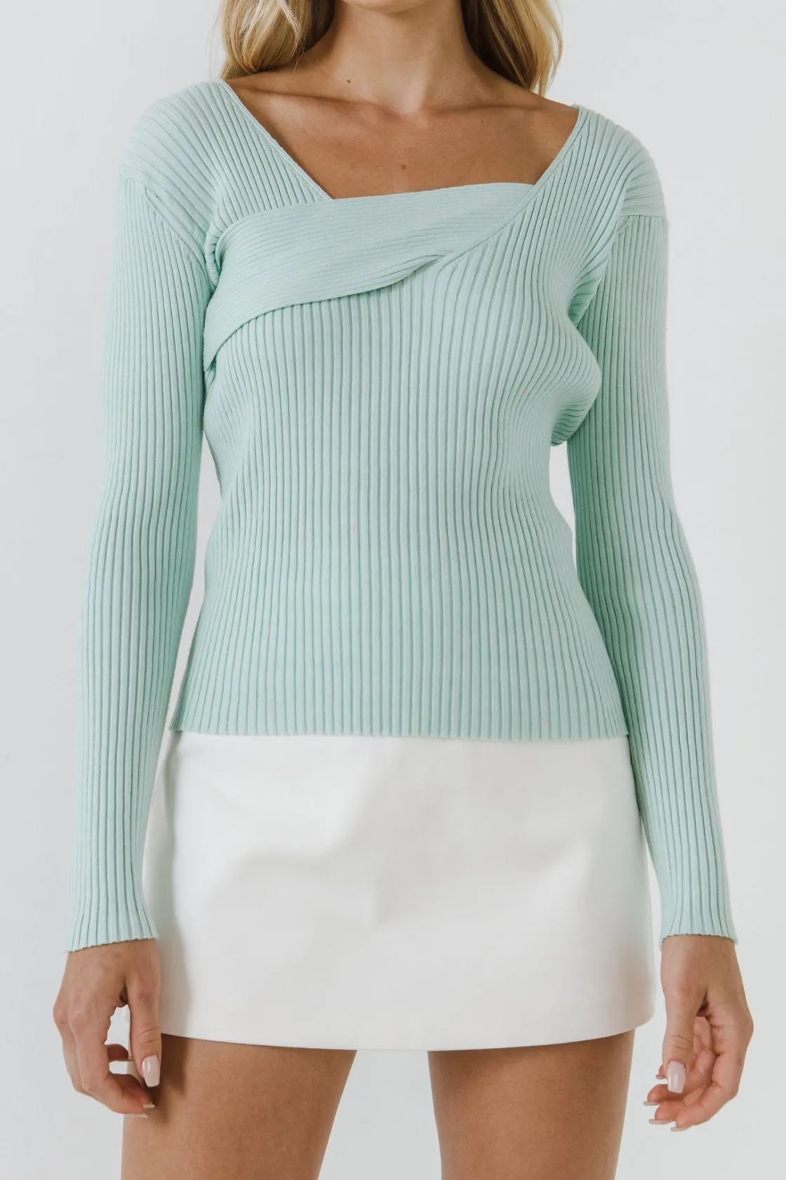 endless_rose__knit_wrap_s_15.webp ENDLESS ROSE Tops*- Knit Wrap Sweater