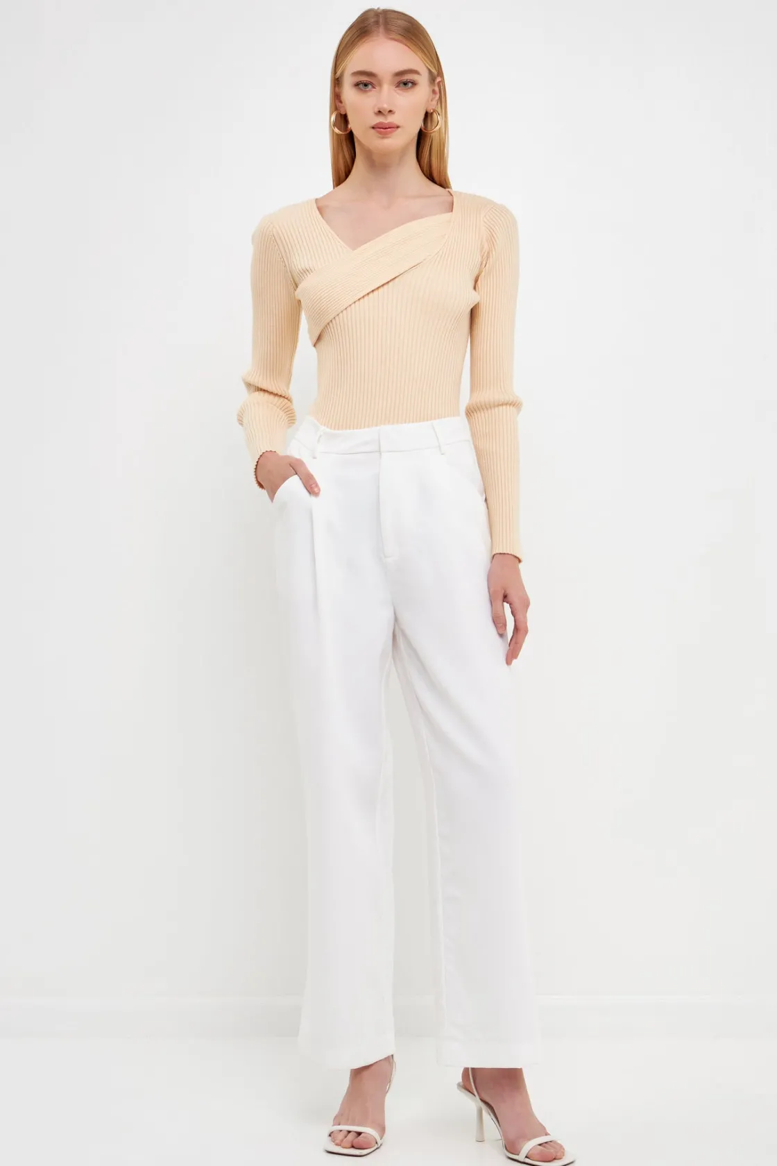 endless_rose__knit_wrap_s_4.webp ENDLESS ROSE Tops*- Knit Wrap Sweater