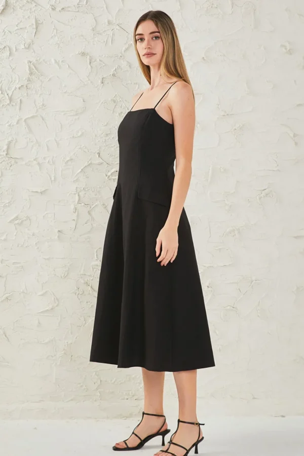 ENDLESS ROSE Tops*- Linen Maxi Dress