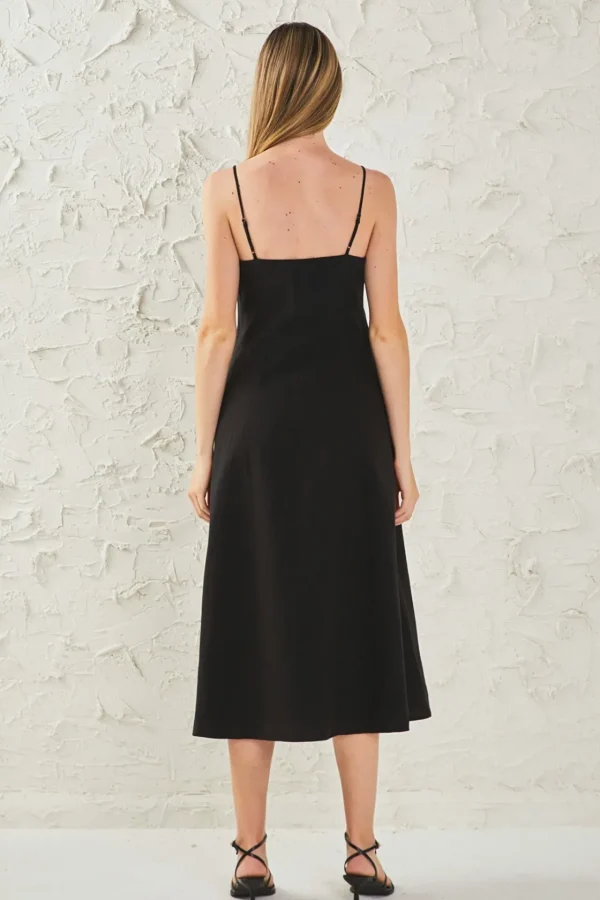 ENDLESS ROSE Tops*- Linen Maxi Dress