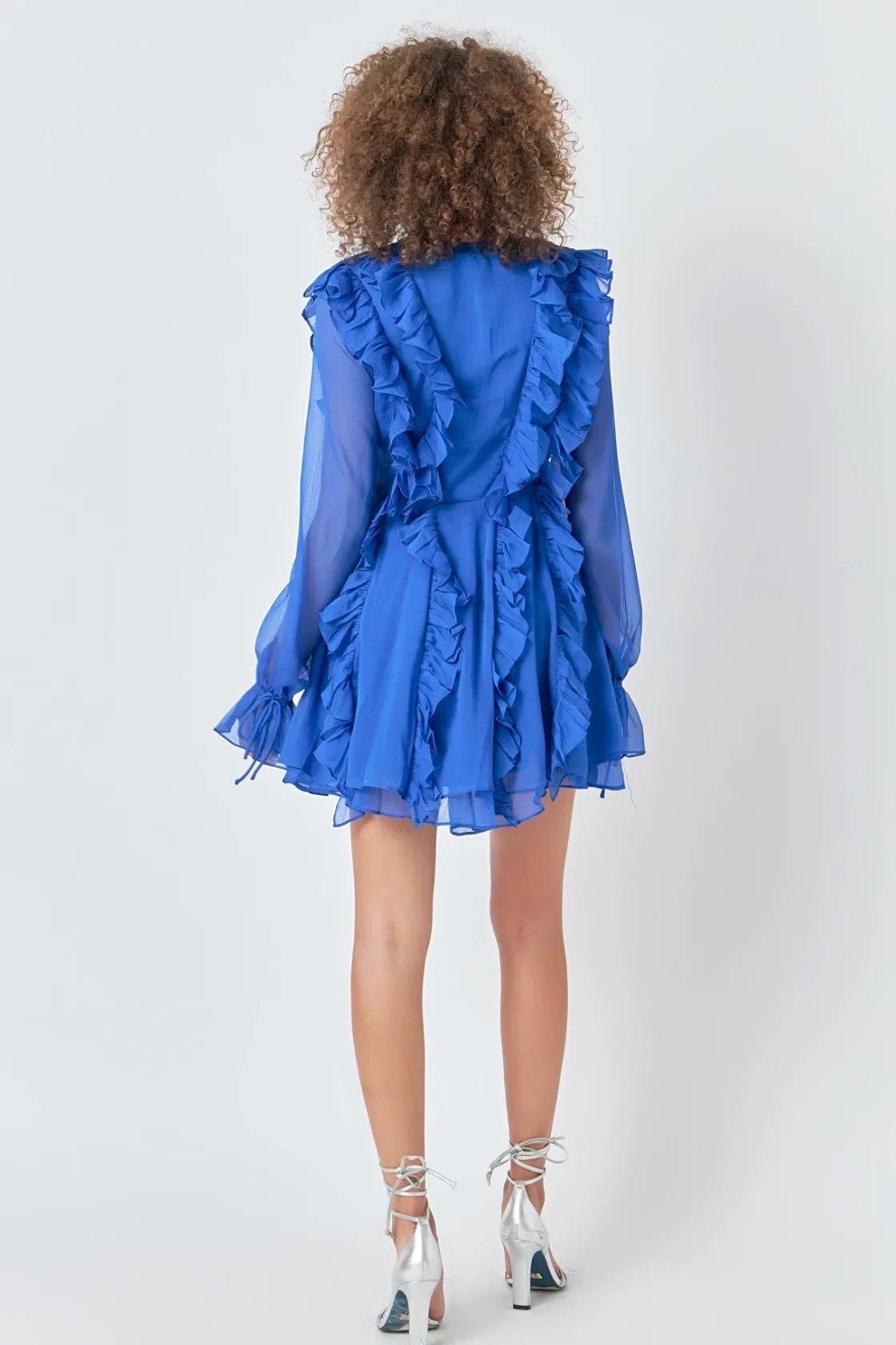endless_rose__longsleeve__2-1.webp ENDLESS ROSE Tops*- Long-Sleeve Ruffle Mini Dress