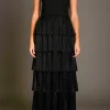 ENDLESS ROSE Tops*- Mixed Media Maxi Dress