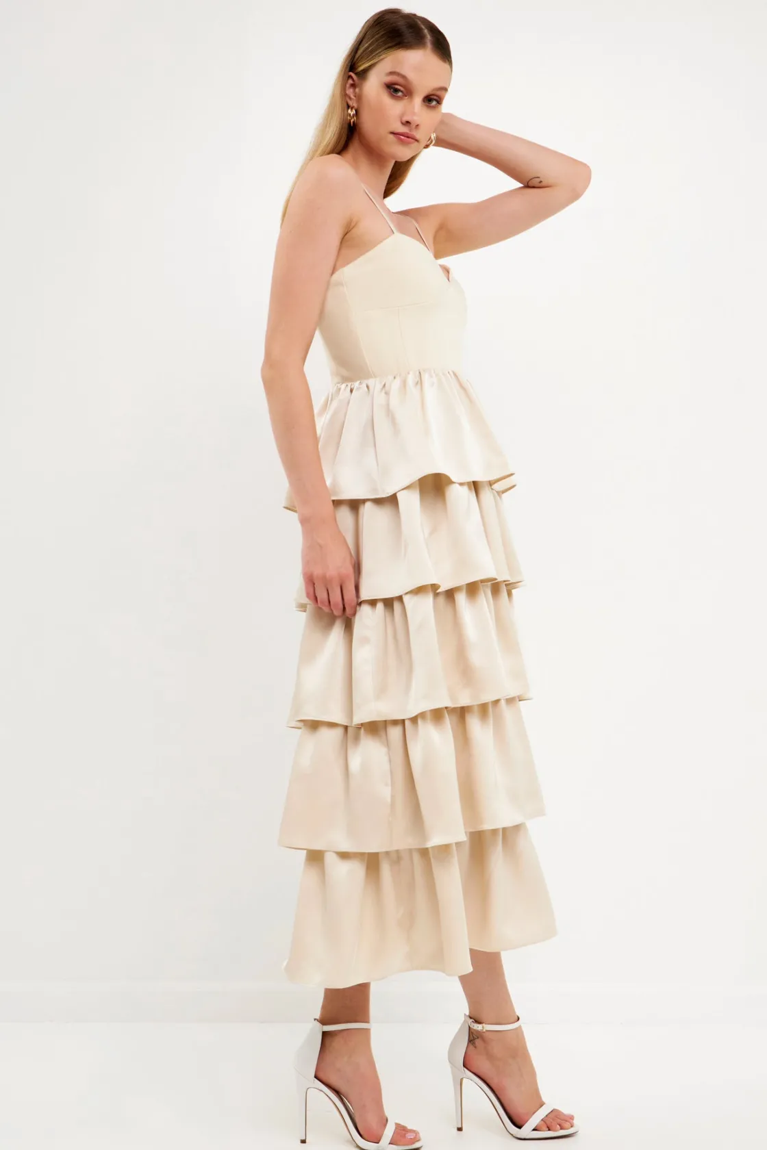 endless_rose__mixed_media_6-1.webp ENDLESS ROSE Tops*- Mixed Media Maxi Dress