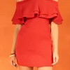 ENDLESS ROSE Tops*- Off The Shoulder Mini Dress