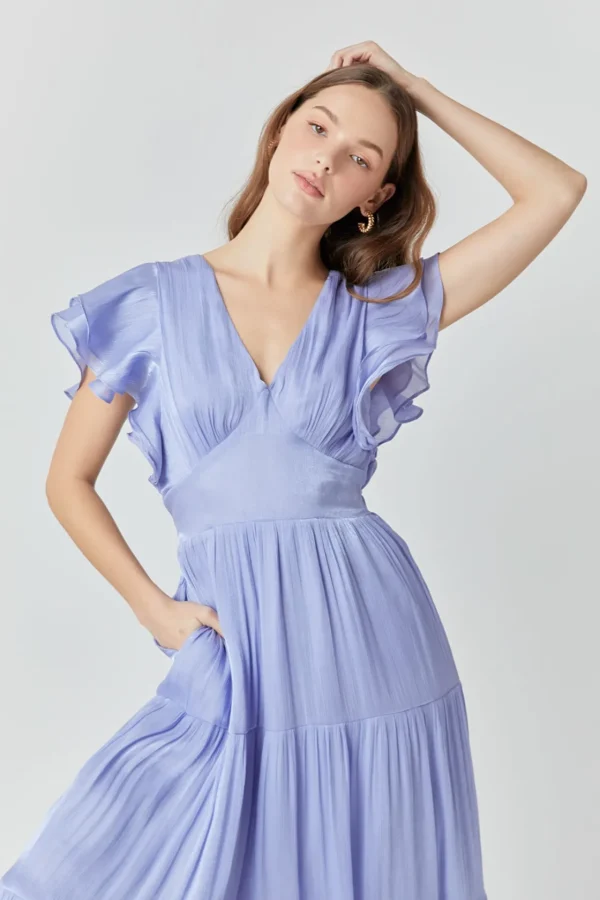 ENDLESS ROSE Tops*- Open Back Maxi Dress