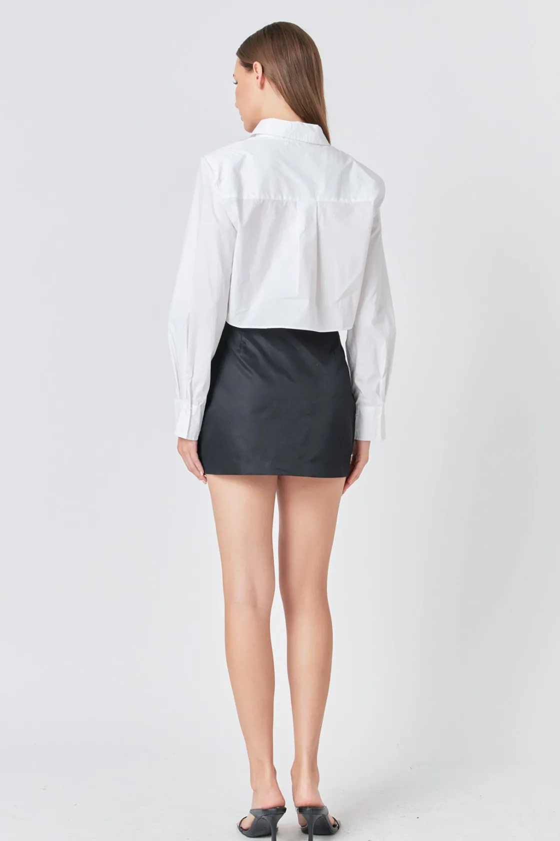 endless_rose__pocket_flap_2.webp ENDLESS ROSE Tops*- Pocket Flap Skort BLACK