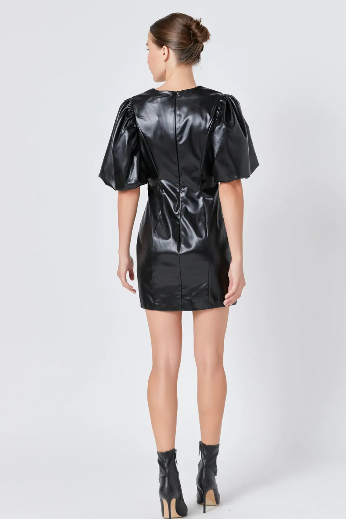 endless_rose__pu_fitted_m_6.webp ENDLESS ROSE Tops*- PU Fitted Mini Dress