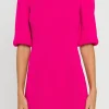 ENDLESS ROSE Tops*- Puff Sleeve Knit Dress PINK
