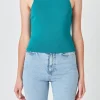 ENDLESS ROSE Tops*- Racerback Knit Tank