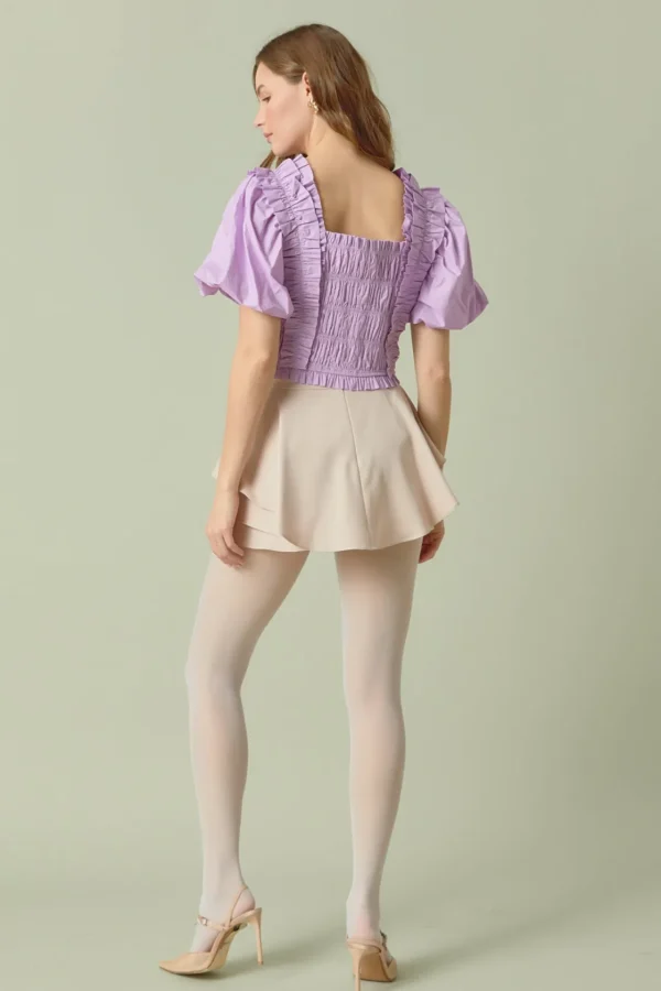 ENDLESS ROSE Tops*- Ruffled Skort