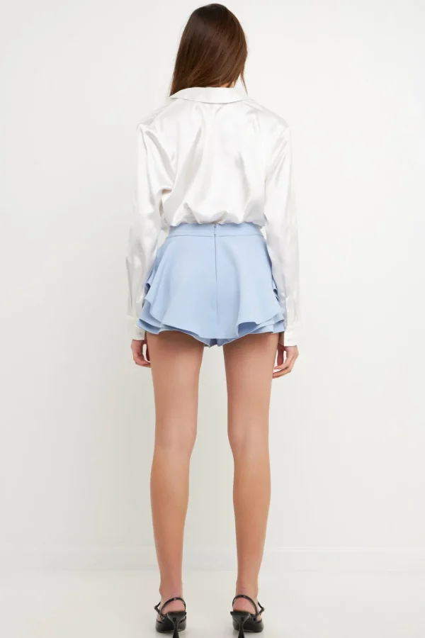 ENDLESS ROSE Tops*- Ruffled Skort