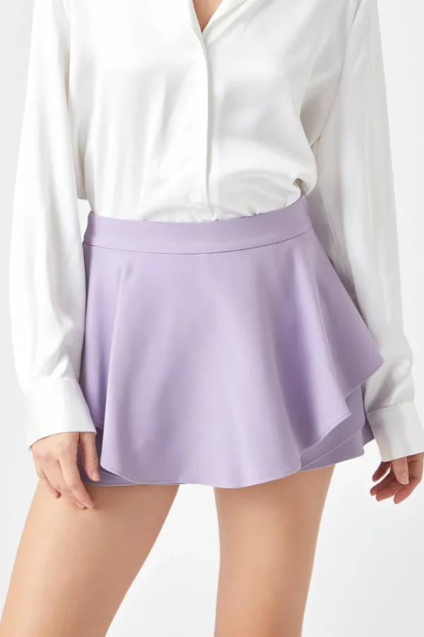 ENDLESS ROSE Tops*- Ruffled Skort