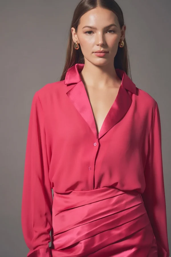 ENDLESS ROSE Tops*- Satin Skort