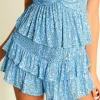ENDLESS ROSE Tops*- Sequins Ruffled Skorts