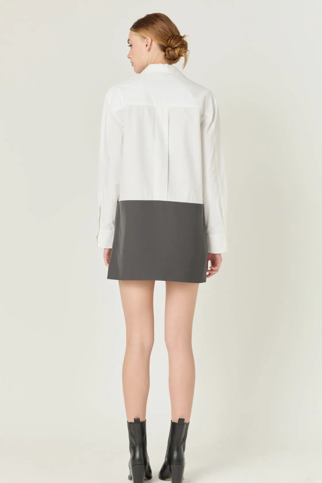 endless_rose__shirt_mini__2.webp ENDLESS ROSE Tops*- Shirt Mini Dress