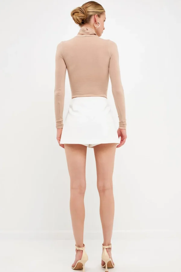 ENDLESS ROSE Tops*- Single Wrap Skort