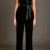 ENDLESS ROSE Tops | One Pieces*- Sleeveless Velvet Jumpsuit