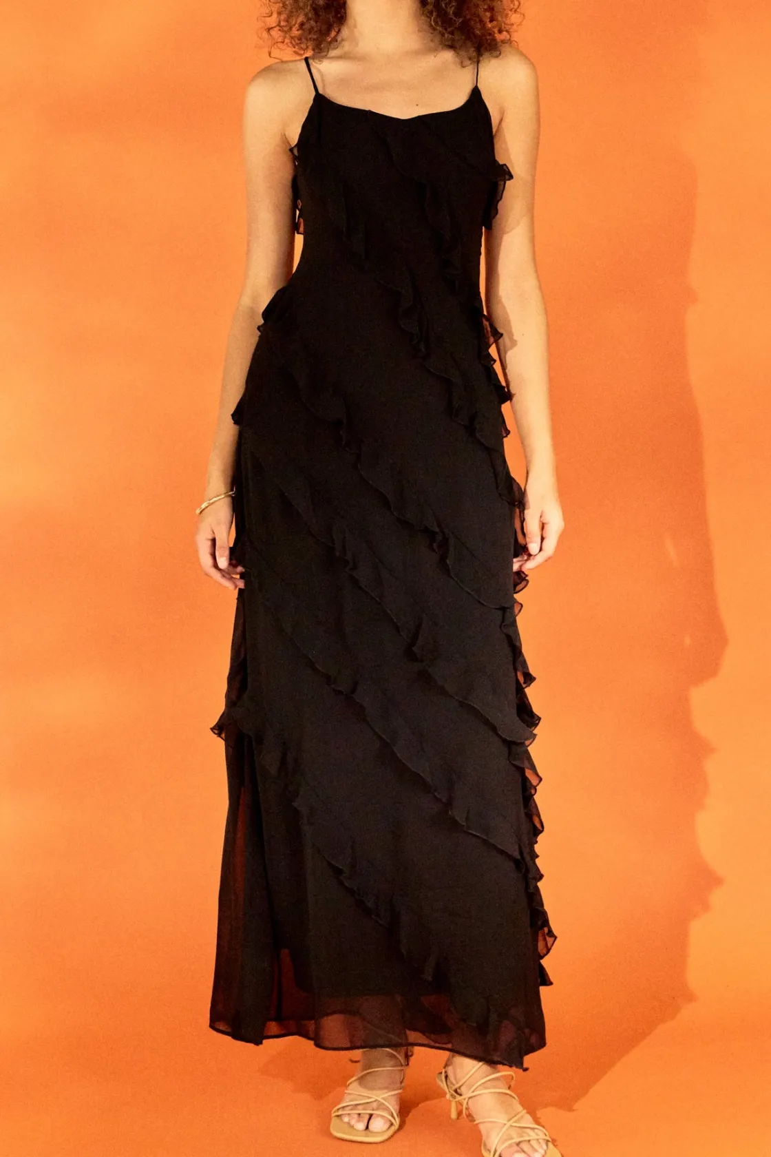 endless_rose__slip_ruffle_0.webp ENDLESS ROSE Tops*- Slip Ruffled Dress