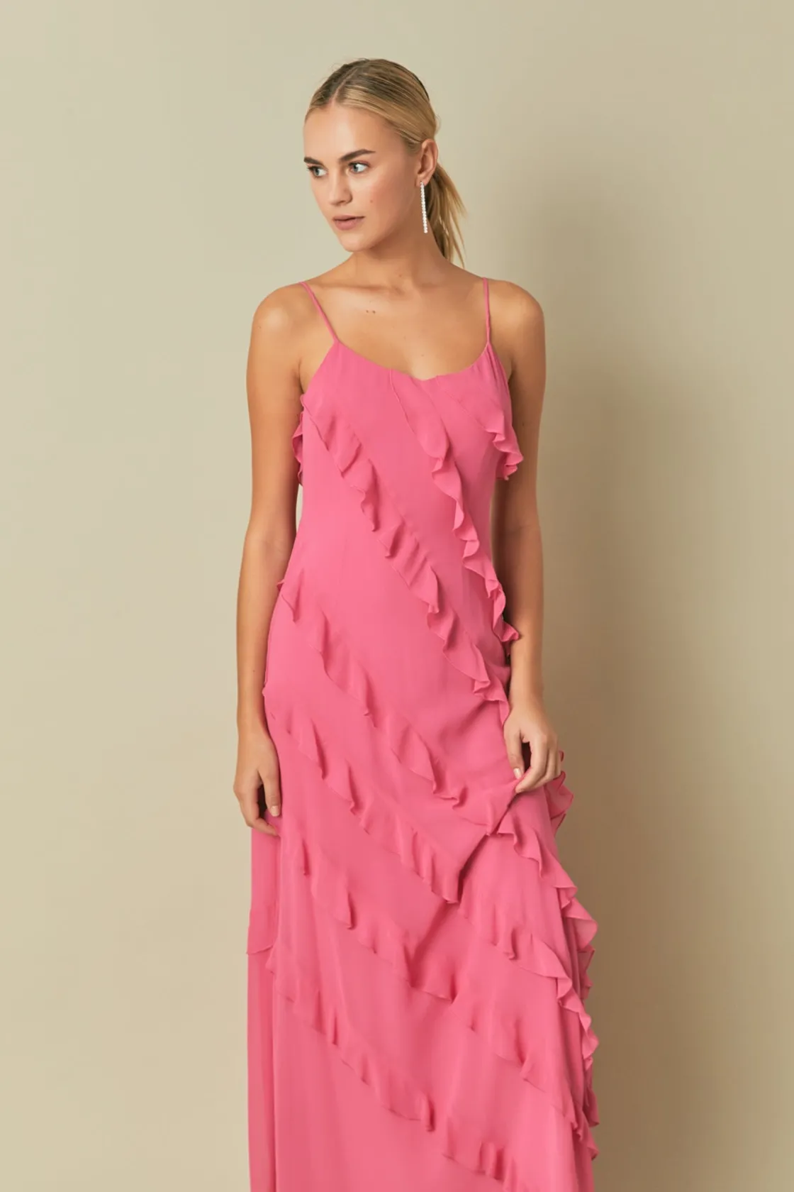endless_rose__slip_ruffle_8.webp ENDLESS ROSE Tops*- Slip Ruffled Dress