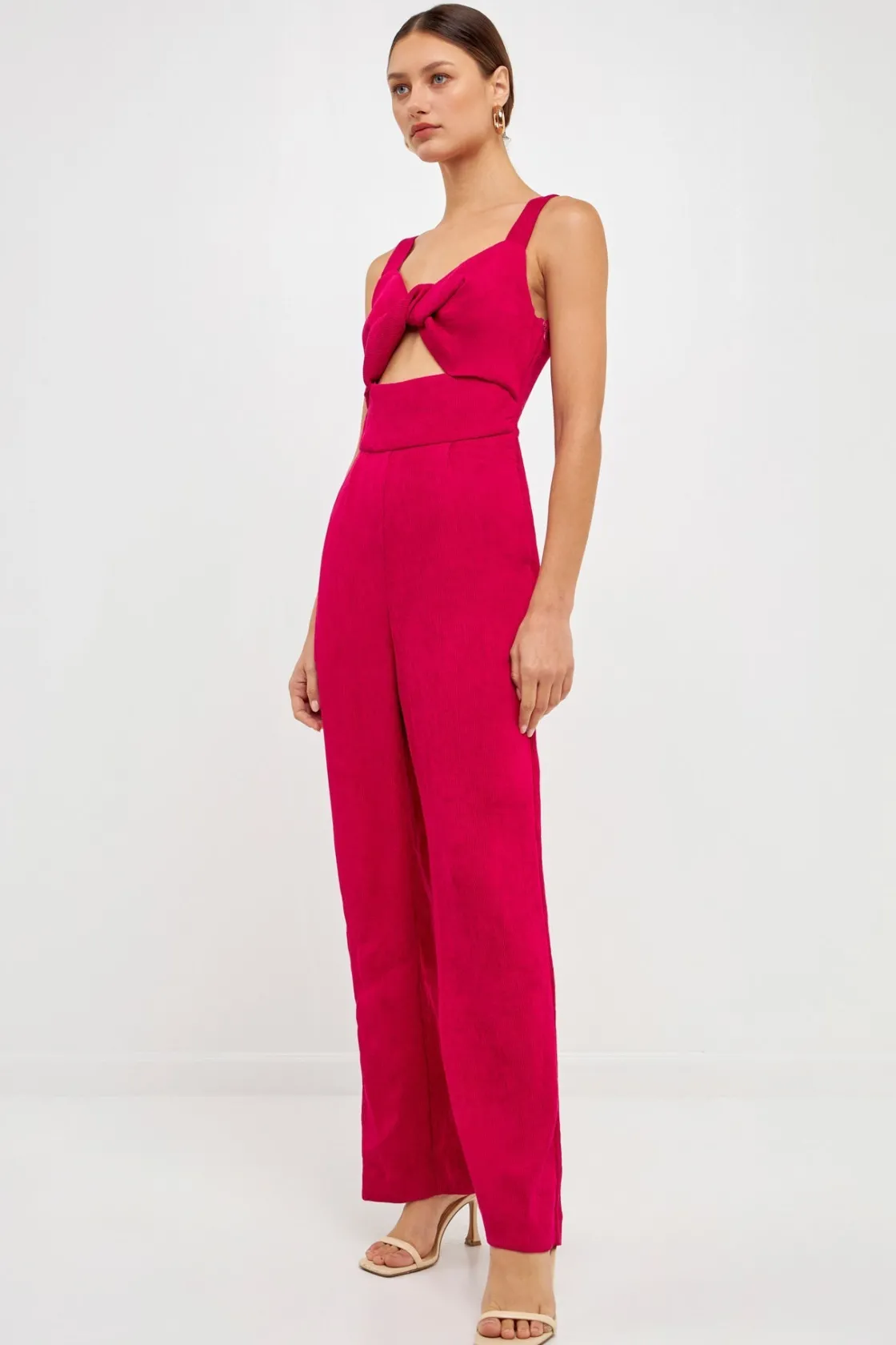 endless_rose__soft_touch__11.webp ENDLESS ROSE Tops | One Pieces*- Soft Touch Plisse Twist Jumpsuit